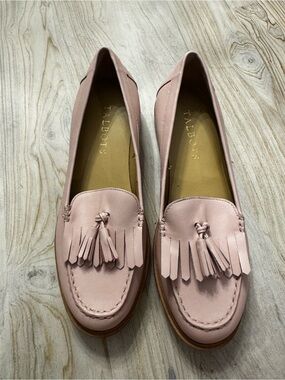 Talbots Rose Pink Tassel Loafers